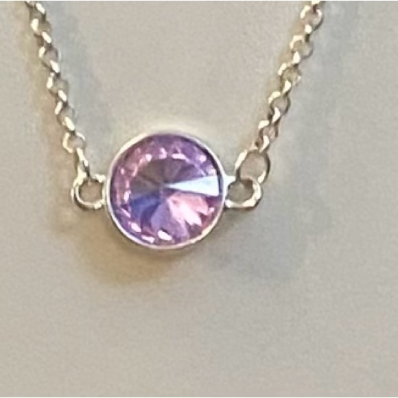 Swarovski Violet Rivoli crystal necklace NEW - Picture 3 of 3